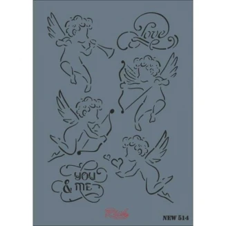 Rich Stencil 25x35cm 514