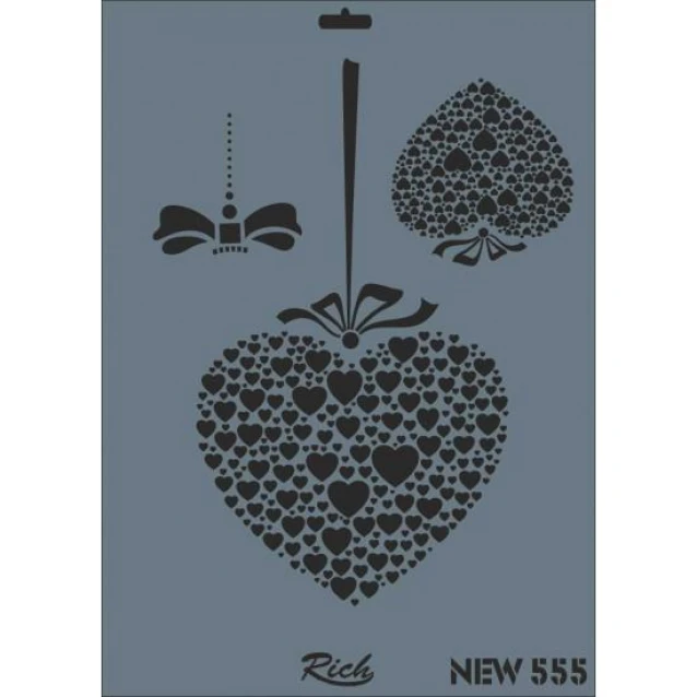 Rich Stencil 25x35cm 555