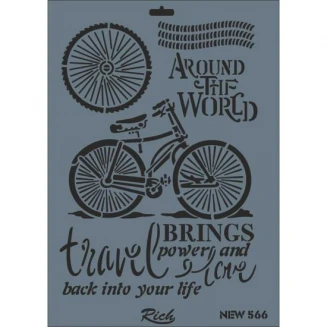 Rich Stencil 25x35cm 566