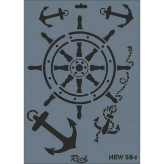 Rich Stencil 25x35cm 584