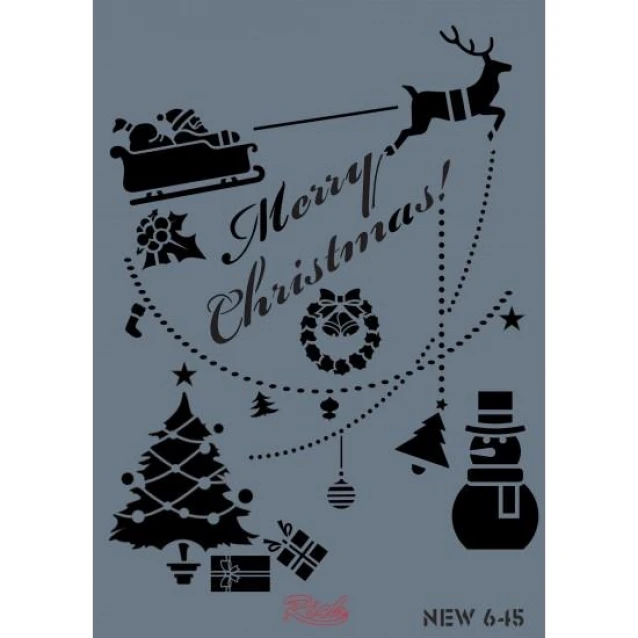Rich Stencil Christmas 25x35cm 645