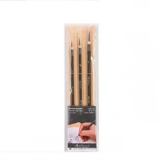 3 Πινέλα με Λαβή Bamboo