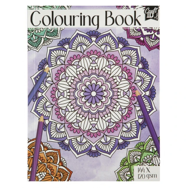 Craft ID Anti-Stress Colouring Book 20,5x15,7 144 σελίδες 120gr Mandala