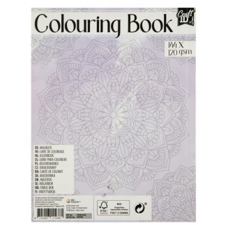 Craft ID Anti-Stress Colouring Book 20,5x15,7 144 σελίδες 120gr Mandala