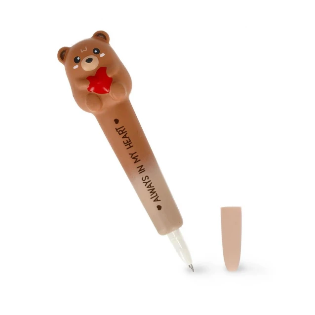 Legami Valentine Squishy Στυλό Gel Squeezies Αρκουδάκι 0,5mm
