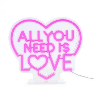 Legami Valentine Φωτεινή Πινακίδα LED με Εφέ Νέον It’s a Sign All You Need Is Love