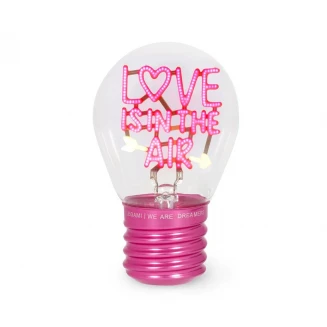 Legami Valentine Επιτραπέζιο Φωτιστικό σε Σχήμα Λάμπας Bulb Fiction Love Is in the Air