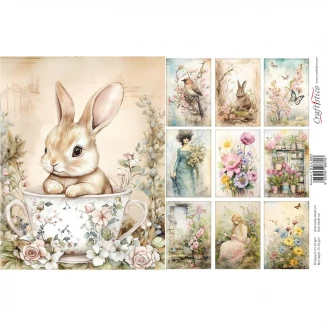 Craftistico Ριζόχαρτο Decoupage 30x40cm Πασχαλινά Μοτίβα