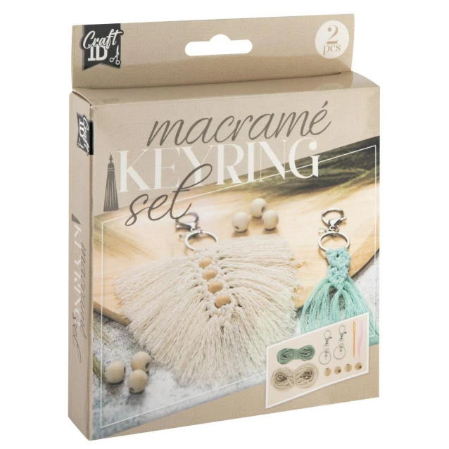 Craft ID Μακραμέ Σετ Κατασκευής 2 Μπρελόκ I
