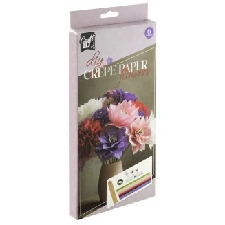 Craft ID 6 Χαρτιά Crepe Flowers 20x25cm
