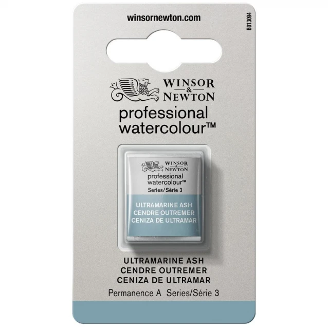 Winsor & Newton Half Pan Ακουαρέλας Professional 424 Ultramarine Ash Series 3