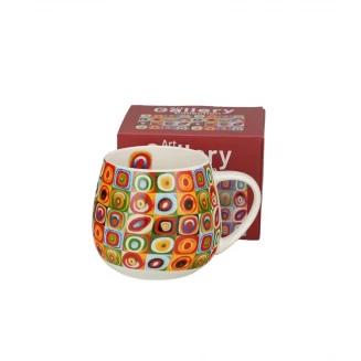 Πορσελάνινη Κούπα Barrel 430ml Squares with Circles Wassily Kandinsky