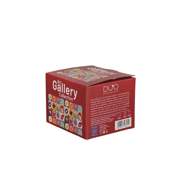 Πορσελάνινη Κούπα Barrel 430ml Squares with Circles Wassily Kandinsky
