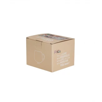 Πορσελάνινη Κούπα Barrel 430ml Red Frida