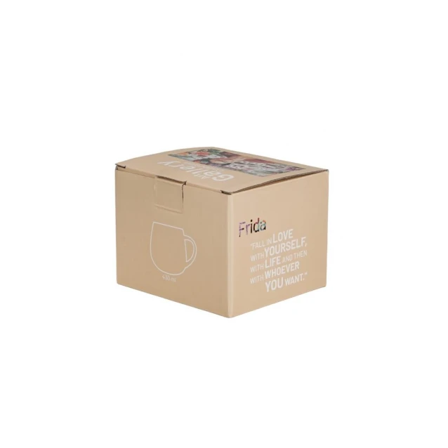 Πορσελάνινη Κούπα Barrel 430ml Red Frida
