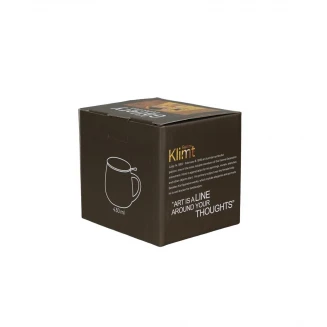 Πορσελάνινη Κούπα Barrel 430ml με Καπάκι & Φίλτρο Τσαγιού The Kiss Gustav Klimt