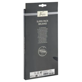 Nassau Super Pack 24 Συνθετικά Πινέλα & Σπάτουλα