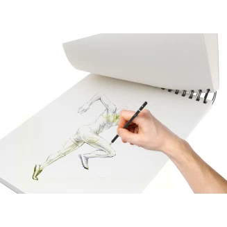 Nassau Μπλοκ Σχεδίου Σπιράλ Mixed Media 100 Φύλλων A4 (21x29,7 cm) 160gr