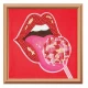 Craft ID Diamond Painting σε Ξύλινη Κορνίζα 15x15cm Tongue