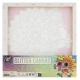 Craft ID Τελάρο 30x30cm Glitter Καμβάς με Τυπωμένο Σχέδιο Λουλούδι