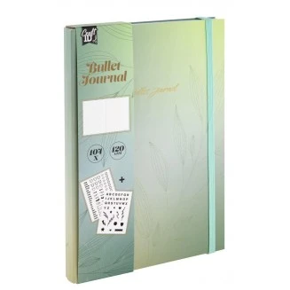 Craft ID Ατζέντα Bullet Journal 104 Φύλλων 21x15cm Πράσινη