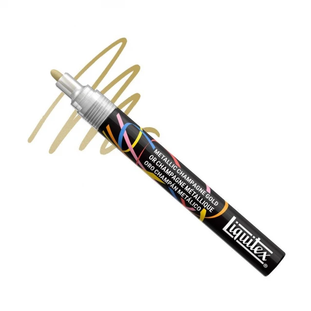 Liquitex Ακρυλικός Μαρκαδόρος 2mm Metallic Champagne Gold