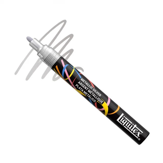 Liquitex Ακρυλικός Μαρκαδόρος 2mm Metallic Silver