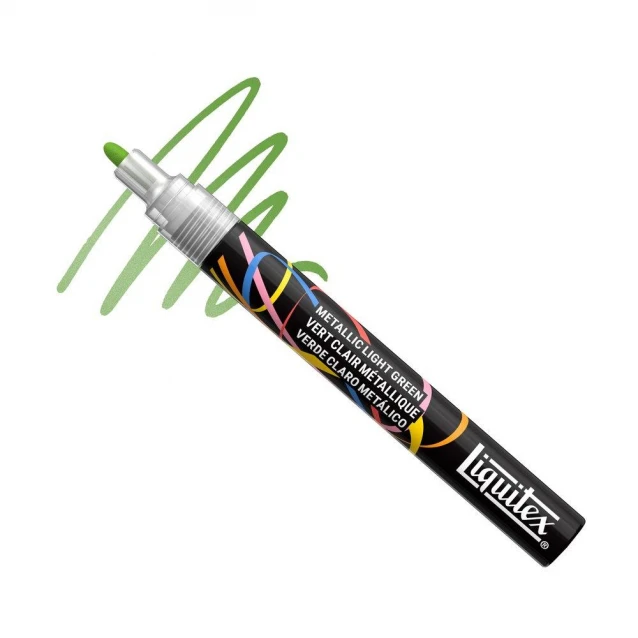 Liquitex Ακρυλικός Μαρκαδόρος 2mm Metallic Light Green