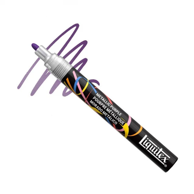 Liquitex Ακρυλικός Μαρκαδόρος 2mm Metallic Purple