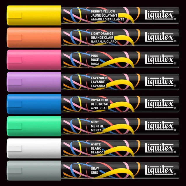 Liquitex Κασετίνα με 8 Ακρυλικούς Μαρκαδόρους 2mm Dreamscape