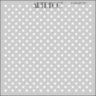Artdeco Stencil 30x30cm Stars 133