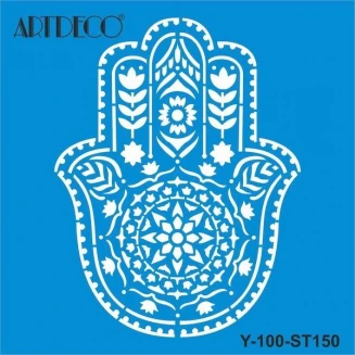 Artdeco Stencil 30x30cm Hand 150