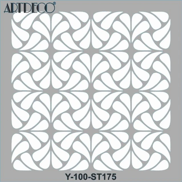 Artdeco Stencil 30x30cm Geometric pattern 175