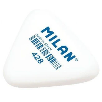 Milan Τριγωνική Λευκή Γόμα 428 Μεγάλη 5,1x4,6x1,3 cm