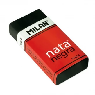 Milan Μαύρη Γόμα 7024 Μαλακή 5x2,3x1 cm