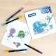 Milan Colouring Book 20 σχέδια 21x21cm Blue Odyssey 140gsm