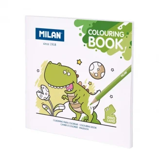Milan Colouring Book 20 σχέδια 21x21cm Dino Land 140gsm