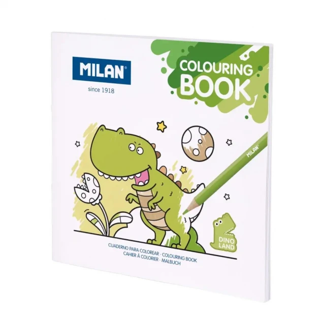Milan Colouring Book 20 σχέδια 21x21cm Dino Land 140gsm