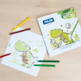 Milan Colouring Book 20 σχέδια 21x21cm Dino Land 140gsm