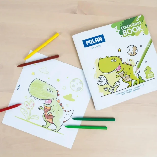 Milan Colouring Book 20 σχέδια 21x21cm Dino Land 140gsm
