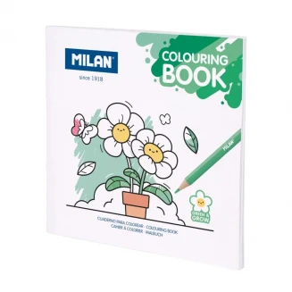 Milan Colouring Book 20 σχέδια 21x21cm Green & Grow 140gsm