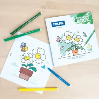 Milan Colouring Book 20 σχέδια 21x21cm Green & Grow 140gsm