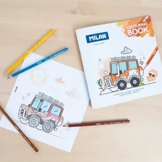 Milan Colouring Book 20 σχέδια 21x21cm Lets go Trip 140gsm