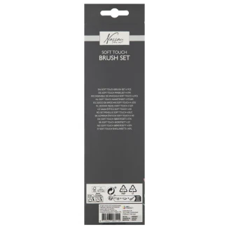 Nassau 4 Χρωματιστά Πινέλα Χειροτεχνίας Soft Touch