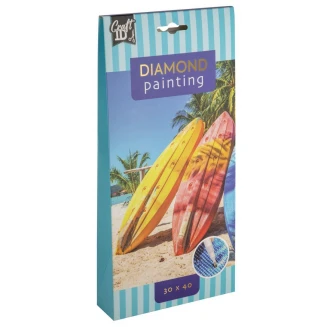 Craft ID Diamond Painting 30x40cm Σανίδες Surf