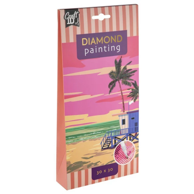 Craft ID Diamond Painting 30x30cm Παραλία