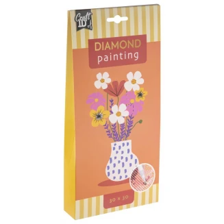 Craft ID Diamond Painting 30x30cm Λουλούδια