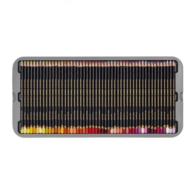 Derwent Μεταλλική Κασετίνα με 150 Μολύβια Chromaflow