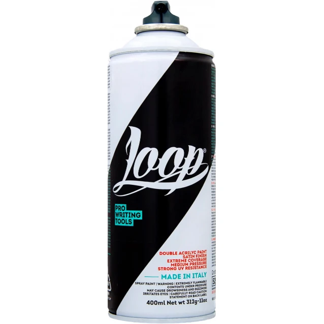 Loop Ακρυλικό Spray 400ml 100 Λευκό