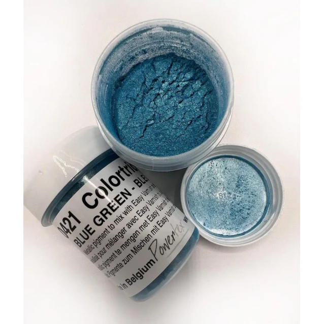 Powertex 20gr Μεταλλική Χρωστική Σκονη Colortricx Blue Green